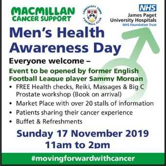 Macmillan Men's Health Awareness Day  Image
