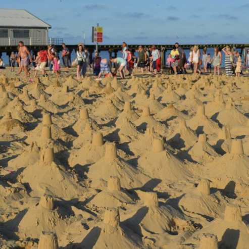Lowestoft Summer Festival - Sandcastle record attempt Image