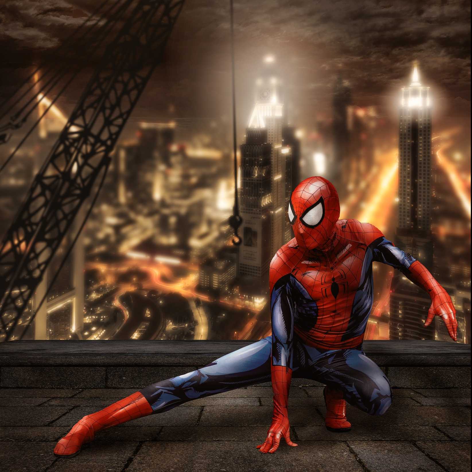 Spiderman at the library Image