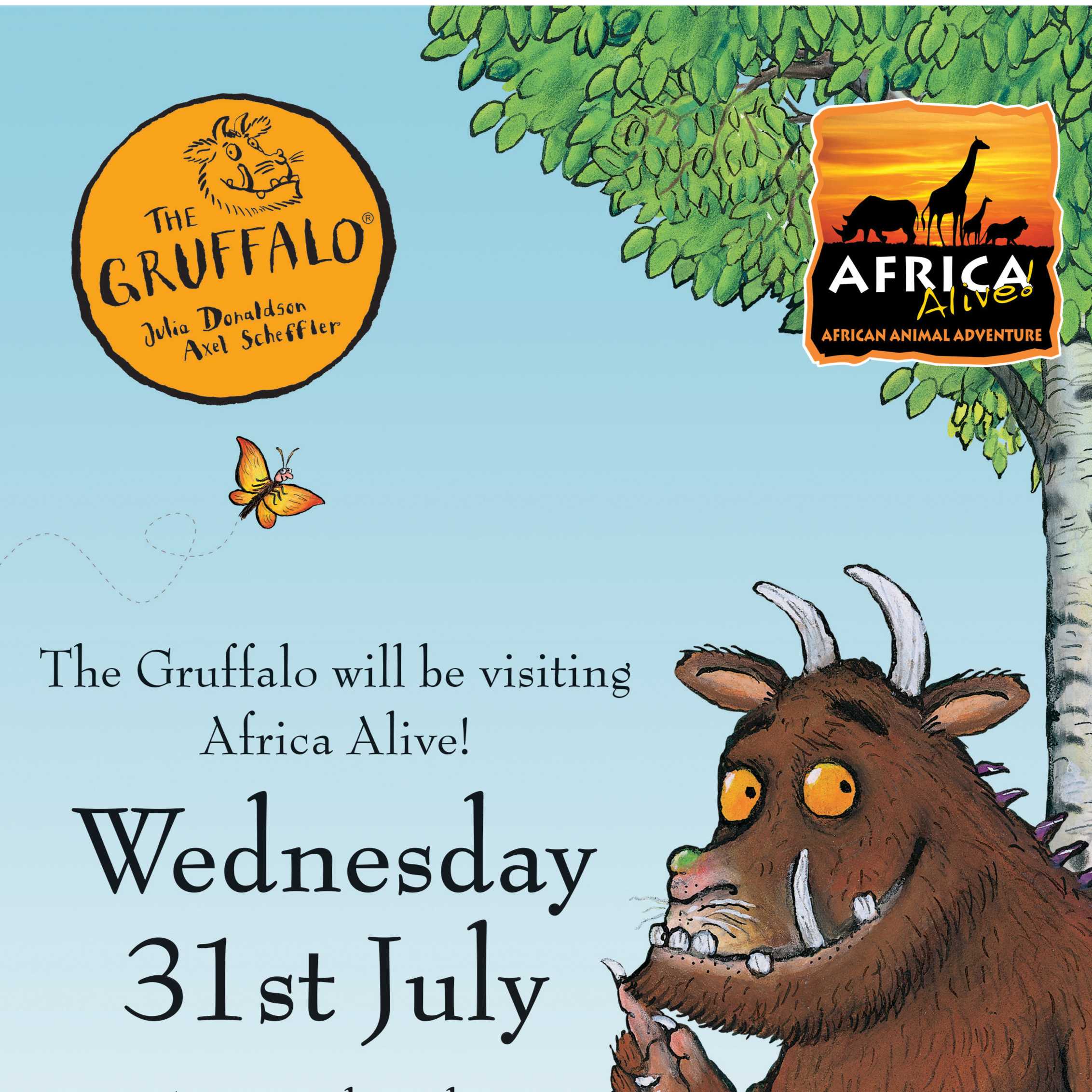 Gruffalo comes to Africa Alive! Image